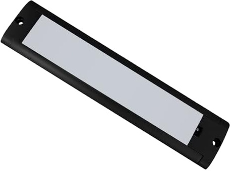 Dream lighting 12 Volt LED Beleuchtung Schwarz Dimmbar mit Bewegungsmelder Wohwagen Wohnmobil Lampe Ultra Flach Innen Küchen Spüle Lichtleiste 22CM Warmweiss