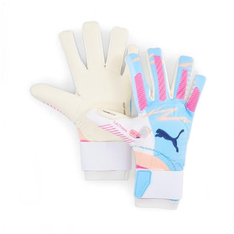 PUMA Ultra Ultimate Vol. Up Hybrid Torwarthandschuhe weissrosa, 8 Unisex