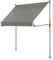BellMax Klemmmarkise Markise Balkon ohne Bohren, 300 cm x (125 + 25 cm) Grau, Balkonmarkise mit Handkurbel, Faltbarem Seitenarm, UV-Schutz, Wasserdicht & Höhenverstellbar
