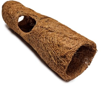 Swell Reptile Natural Coco Tunnel | Natural Reptile Hide (30cm)
