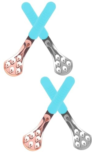 Didiseaon 4 Pz raschietto per lingua a goccia spazzolino per pulire la lingua strumenti per tongue scraper raschietto lingua spatola in silicone raschietto per la lingua fornitura di denti