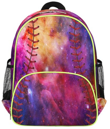 WowPrint Softball-Rucksack für Mädchen, Jungen, Kinder, niedlicher kleiner Kleinkind-Rucksack, Schule, Kindergarten, Büchertasche, Reisen, lässiger Tagesrucksack, farbig, One size