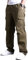 OlmecsHKEU Herren William Cargohose aus Baumwolle m. 7 Taschen inkl. Gürtel Outdoorhose Armeegelb XL
