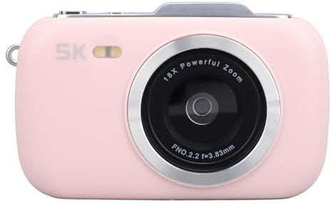 5K Digital Camera, 80MP Digital Cameras for Photography, Autofocus Point and Shoot Small Camera, Portable Compact Vlogging Camera with 16X Zoom, 2.8 Inch Screen Compact Photo