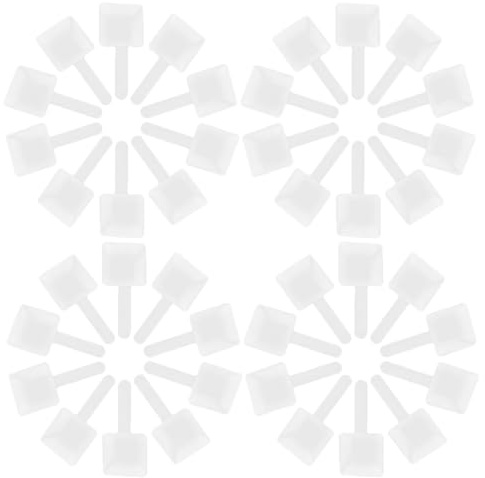 Cucchiaio Dosatore per Bucato 40 Pezzi Plastico Bianco | Misura 15g, Formato 9, 8x4, 6x2, 3cm, per Lavatrici e Uso Commerciale