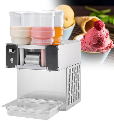 MáQuina EléCtrica AutomáTica Para Raspado De Hielo En Copos De Nieve, Raspadora De Hielo, MáQuina Para Raspado De Hielo, RefrigeracióN Por Agua Para Uso Comercial,800w