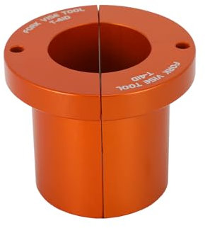 Runfarr Outil d’étau Fourche Moto 41mm, Pince Universelle Amortisseur Avant Pince Ttige Amortisseur Avant pour SX EXC XC CR CRF KXF YZ YZF (Orange)