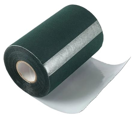 QAUUCP Ruban de Gazon Artificiel Ruban adhésif for Gazon Artificiel, résistant aux intempéries, for Joints de pelouse et de Moquette(100mmx20m)