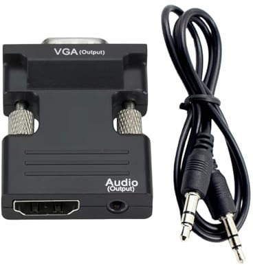 Générique Adaptateur Dvi Femelle Vga Mâle - Adaptateur Vga Mâle USB Femelle | Coupleur De Genre, Projecteur De Moniteur Ďe Menuisier D'extension, Adaptateurs Vidéo HDTV pour Ordinateur Đe Bureau