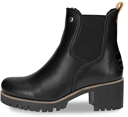 Panama Jack Damen Pia Igloo Trav Chelsea Boot, Schwarz, 41 EU