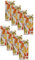 Elrene Servilletas Estampadas otoñales, Juego de 8, poliéster, Multicolor, 43 x 43 cm