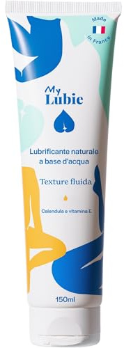 MY LUBIE - Lubricante 100% Natural a Base de Agua - Gel Íntimo Hidratante y Calmante - Fórmula BIO - Lubricación de Larga Duración - Sin Olor - 150 ml