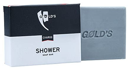 GØLD's Feste natürliche Dusch-Seife mit Aktivkohle (1x100g)…