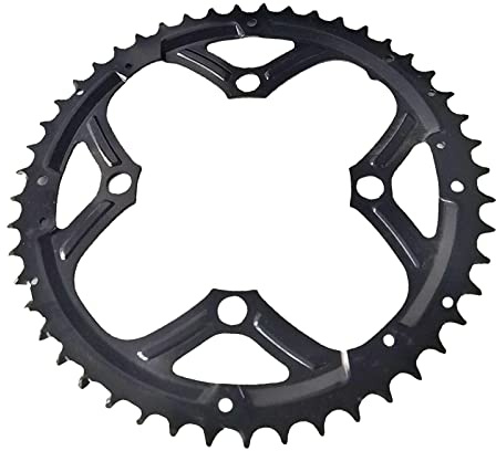 Hellery Stahl-Fahrrad-Kettenblatt, schmales breites Kettenblatt, 48T, Ersatzteile für 7, 8, 9, MTB, Rennrad, Zubehör
