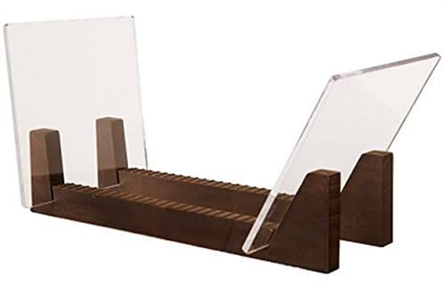 7even Schallplatten Flip Ständer Holz-Acryl Stand für LPs
