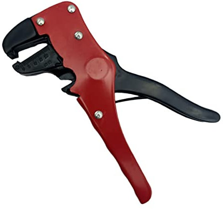 TEKLiNe Pelacables Ajustable Automático Cortar Cable Alambres Cortaalambres Pelacables Multifunción Electricistas Eléctrico Industrial Hogar Herramienta Manual, Pinza Pelacables Ajustable Automático