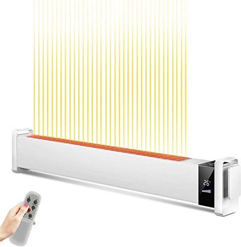 Riscaldatori elettrici Riscaldatori elettrici Riscaldatori a convezione per battiscopa, battiscopa Termoconvettore con telecomando e timer digitale Radiatore per battiscopa a protezione mult