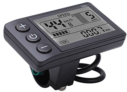 écran LCD De Vélo, Ordinateur De Vélo, Compteur De Vitesse pour Vélo, Afficheur LCD S866 24V 36V Panneau De Commande D'affichage De Vélo électrique