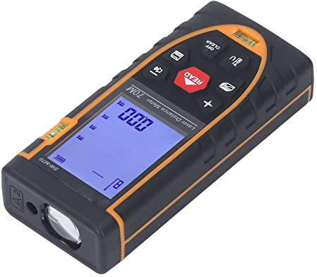 Keenso Infrared Laser Distance Meter, Multi Range High Accuracy, ABS, Ideal for Home, Construction & Industry, SW-M70