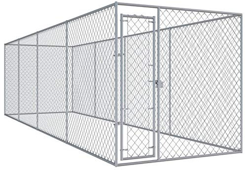 BaraSh Outdoor-Hundezwinger 760x192x185 cm Gartenzaun Zaun FüR Hunde Freigehege Kleintierzaun Outdoor Hundegitter Garten Haustier Zaun Garten
