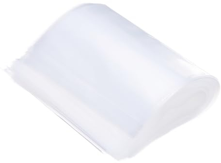 PATIKIL 100 Pcs Sacs Plastiques Transparents Ouverts Plats 8x12 Pouces 4 Mil Sacs d'Emballage pour Aliments, Maison, Collection, Pâte à Pain, Pâte