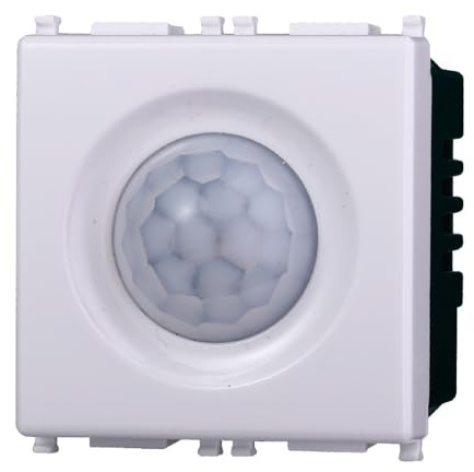 IXTRIMA Sensore di movimento infrarossi PIR compatibile plana colore bianco EV1801