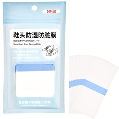 Autocollants pour Chaussures – Protections Contre la Pluie Transparentes pour Orteils, 30 Protections d'orteils imperméables | Autocollants de Protection Contre la Boue pour Dessus de Chaussures pour