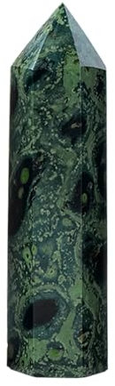 Moreeulsi Malachite Crystals | Column Malachite Energy Crystal Stones - Energy Balancing Gem, Arts Crafts Tabletop Ornaments for Living Room, Bedroom, Study