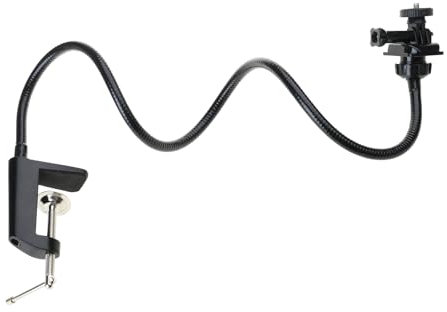 Webcam-Ständer, verbesserte flexible Tischhalterung mit Klemm-Clip, Schwanenhals-Webcam-Halterung für Webcam C930e C930