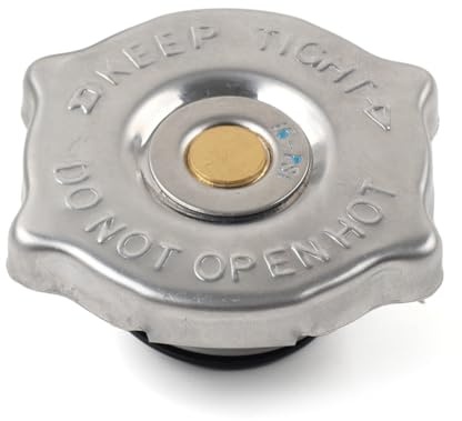 SIKUAI Tapa del tanque de expansión del depósito de refrigerante 05278697AA Metal plateado y caucho