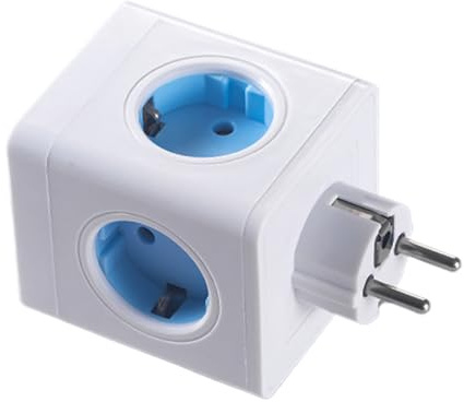 Adaptador de Enchufe Eléctrico - Toma de Corriente para Cargar,Adaptador de Viaje USB Portátil con Protección contra Sobrecargas