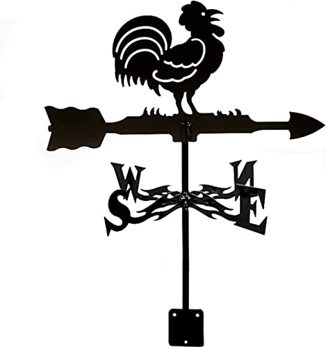 Banderuola segnavento, banderuola a forma di gatto e cane, giocatore di baseball, con indicatore di direzione del vento, banderuola segnavento per esterni, decorazione per giardino, patio e cortile.