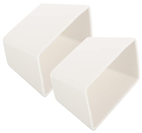 UKCOCO Tarro Alta Resistencia a Altas Temperaturas de Cerámica de Azúcar white en Forma de Cubo Adecuado para Cocina y Cafetería Moderna