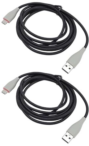 Bewinner Typ-C-auf-USB-Headset-Kabel, Verlustfreie Klangqualität für MMX150-Headset mit 2 Kabeln für PC-Benutzer