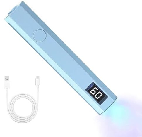 Lampada UV Da Per Unghie Gel 2 Timer Lampada UV Asciuga Colla | Luce Adulti Donne Adesivi Unghie Gel Manicure Timer Di Polimerizzazione Fai Da Te Casa Salone Viaggio Mini Lamp