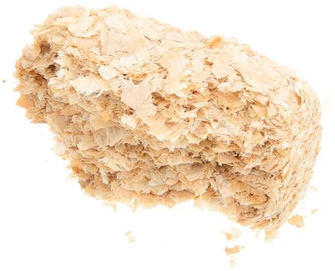 VILLCASE Litière Naturelle Douce et Moelleuse en Copeaux de Bois Absorbante et Éliminatrice D'odeurs pour Nidification et Creusage, Paquet de 500g pour Hamsters et Cochons d'Inde