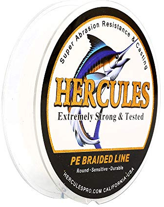 Hercules Super Cast 100m - 2000m 109-2196 Yards Geflochtene Angelschnur 6lb - 100lb Test für Salzwasser Süßwasser PE Geflecht Fischdraht Superline 4 Stränge
