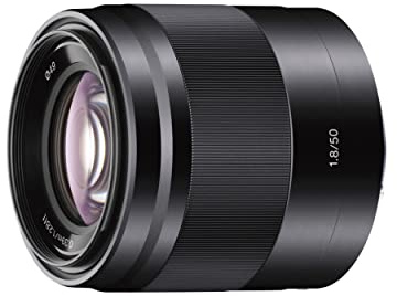 Sony SEL50F18 E Mount - APS-C 50mm F1.8 Prime Lens (Black) (Renewed)
