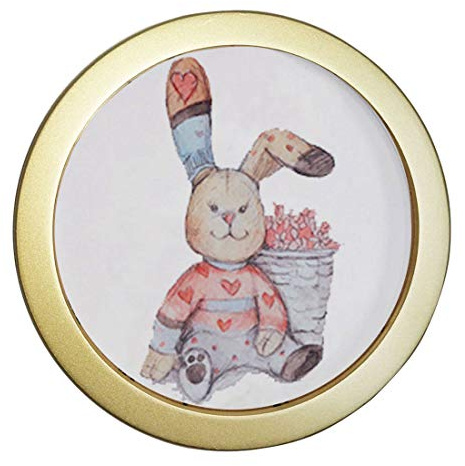 Levoberg Bilderrahmen rund Gold, Fotorahmen rund aus Holz & MDF für Schlafzimmer Wohnzimmer Wand Fotorahmen Wanddekoration 12in(Außenrahmen Durchmesser: 34cm)