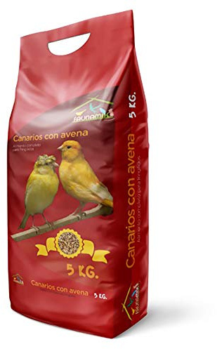 Faunamix Comida para Canarios Natural con Avena 5Kg