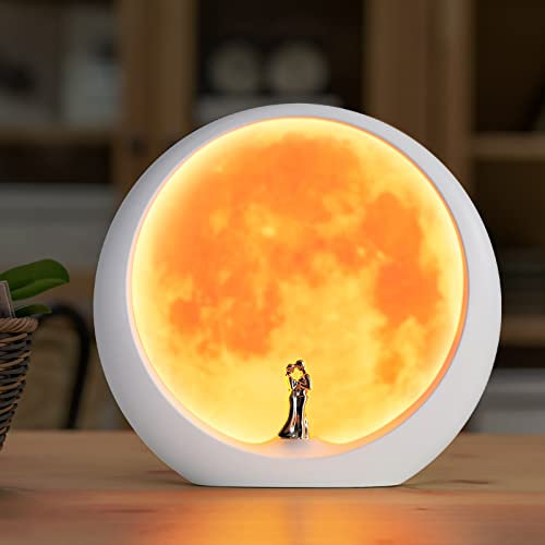 mamre Mondlampe für Wohnzimmer, Dekoration, Nachtlicht, Jahrestags-Valentinsgeschenk für Ihn, Mr & Mrs-Schilder für Hochzeitstischdekoration, Kunstornament, Heimgeschenk
