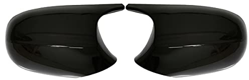 GSRECY Spiegel-Abdeckkappen für Seitenspiegel, Schwarz glänzend, kompatibel mit 3er-Serie E90 E91 2009–2011/E92 E93 2011–2013 LCI M3 Stil