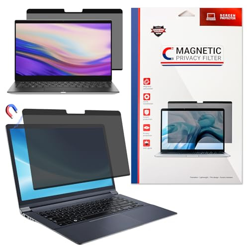 LAMA Blickschutzfilter für MacBook Air 13 Zoll (2018-2020) und MacBook Pro 13 Zoll (2016-2020) Blickschutzfolie Magnetischer Blickschutzfilter mit Sichtschutz, Anti-Blaulicht und Blendschutz