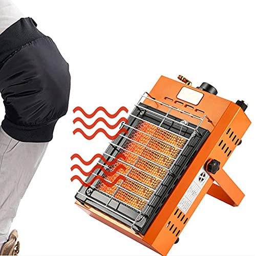 JOJAN Calentador De Propano para Exteriores, Calefacción De Gas De Cerámica, Estufa De Gas Portátil 2 En 1, con Mango Conveniente, para Mochileros De Pesca En Hielo (Size : All Gas Tanks)