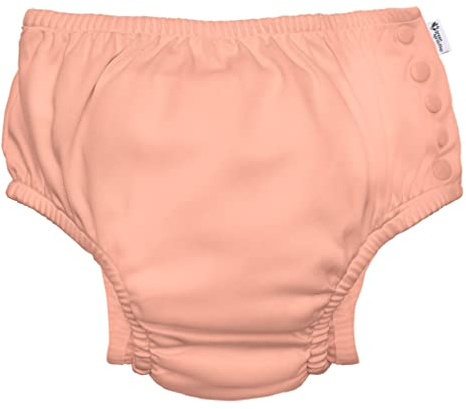 green sprouts - Eco snap Swim Diaper with Gussets - Coral - 18mo (12-18m)