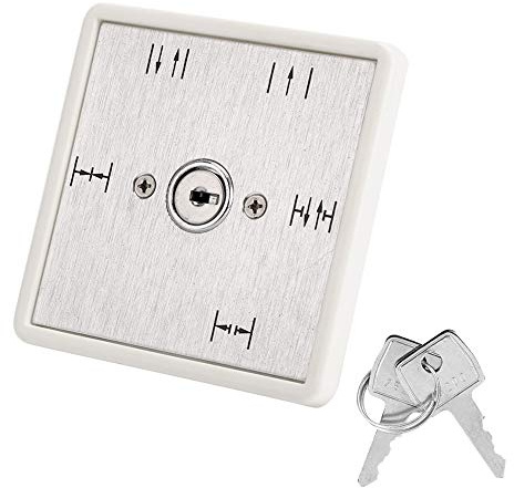 Pilipane Interruttore a Chiave a 5 Posizioni Comodo Funzionamento Controller Automatico Multifunzione per Porte Scorrevoli per Interni Ed Esterni