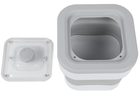 Reis-Aufbewahrungsbehälter, Großes Fassungsvermögen, Faltbarer Aufbewahrungsbehälter für Hundefutter, Verdickt, Luftdicht, Staubdicht, mit Messschaufel für Reis