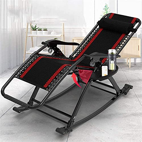 CCYENG Klappbare Chaiselongue mit Polsterung, Liegesessel, Verstellbarer Stuhl, Outdoor, Camping, Angeln, Strand, Sonne, Rasen, Lounge, Chaiselongue