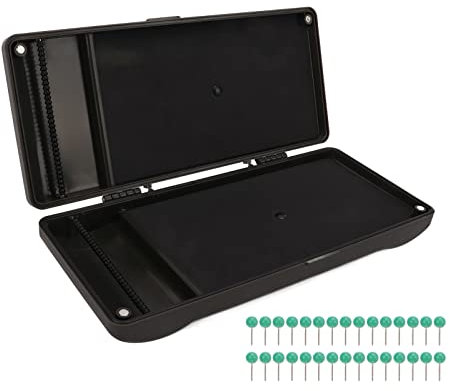 2-lagige Karpfen-Angelhaken-Aufbewahrungsbox, steifes Haar-Rig-Board, Rig-Box, Karpfen-Rig-Aufbewahrungsbox, Outdoor-Karpfen-Angel-Rig-Tackle-Box, Rig-Aufbewahrungsbox für
