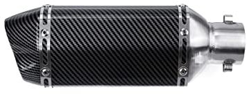 Motorräder Auspuffanlage Universal Motorrad Auspuffrohr 38-51mm Für Suzuki GSF600 GS1000 Dirt Street Bike Edelstahl Endrohr(09)